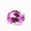 High Quality Wholesale Topaz Rose Ruby #114 Brilliant Cut Oval 57 Facets Synthetic Corundum