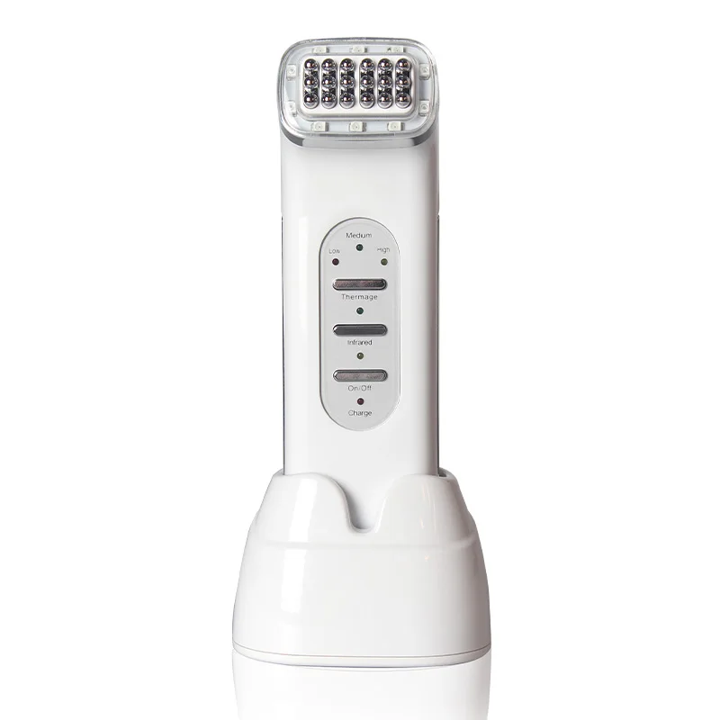 

Portable Skin Tighten Beauty Device RF Radio Frequency Machine, White