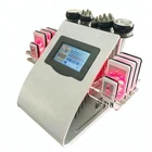 ポータブル6 in 1真空40k 80kキャビテーションrfリポレーザーキム8スリミングシステムrfキャビテーションスリミングマシン