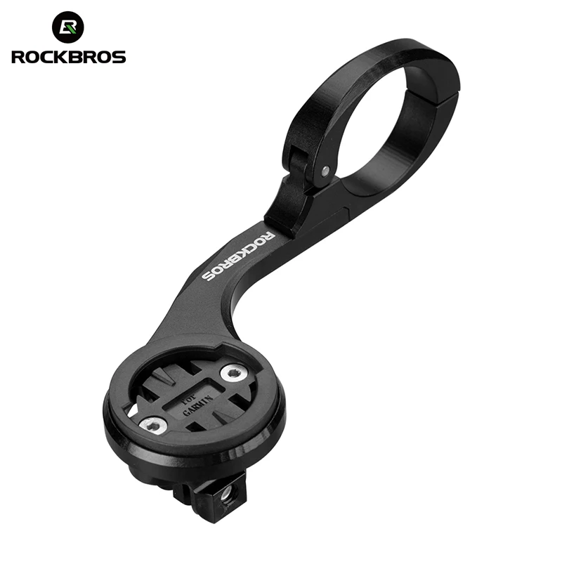 

ROCKBROS Cycling Bike Computers Mount Gopro Combo Mount Bicycle Handlebar Sports Action Camera Out Front Holder iGPSPORT Byrton, Black