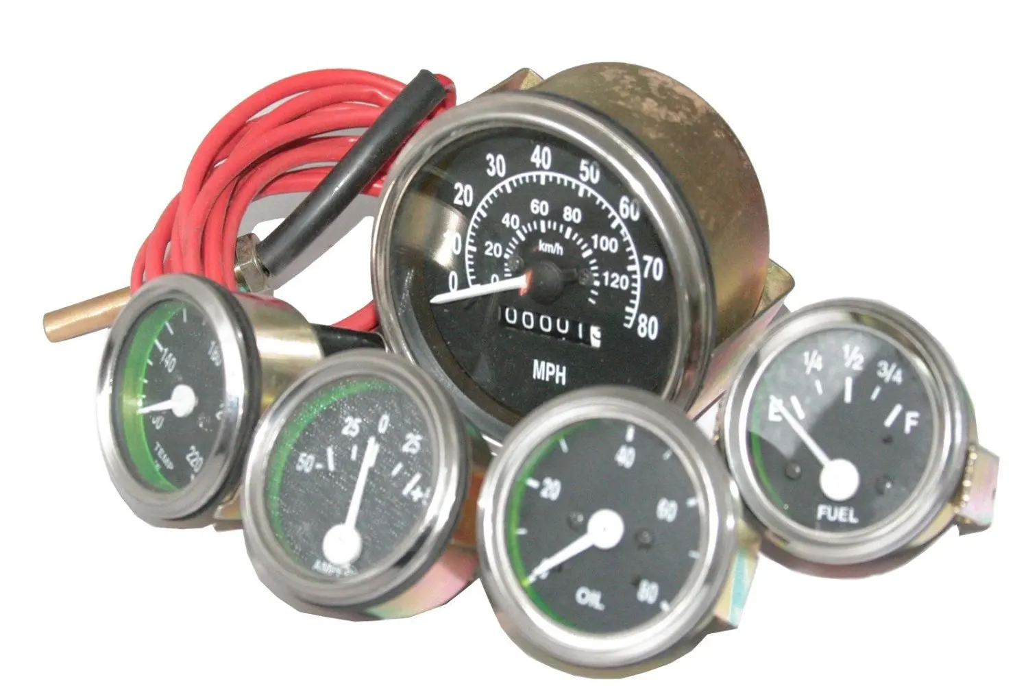 Omix-Ada 17209.01 Fuel and Temperature Gauge Set