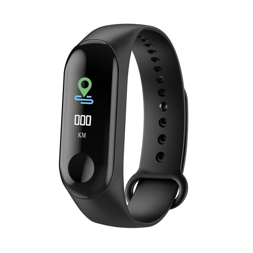 IP67 waterproof heart rate oxygen blood pressure monitor fitness tracker watch smart bracelet M3C