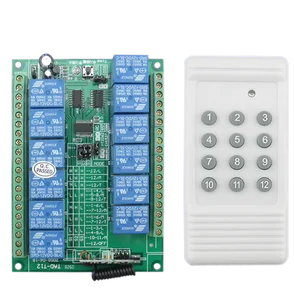 12V 12 Channel RF Remote Control Switch Kit