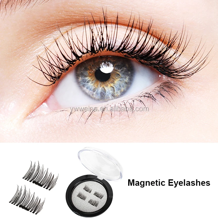 

China Supplier Hot New Products Single Magnet Magnetic False Eyelashes, Black