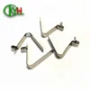 U metal spring clip tube lock flat touch button