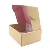 Cheap thick good quality colored packaging tuck top empty gift packaging corrugated paper box
