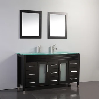 59 Double Sink Glass Countertop Lowes Bathroom Vanity Combo Yo