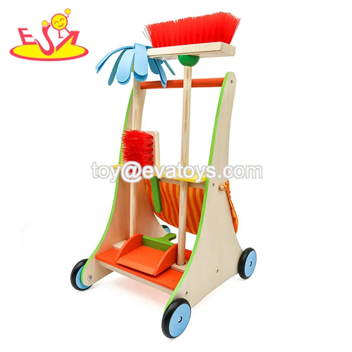 wooden cleaning set toy