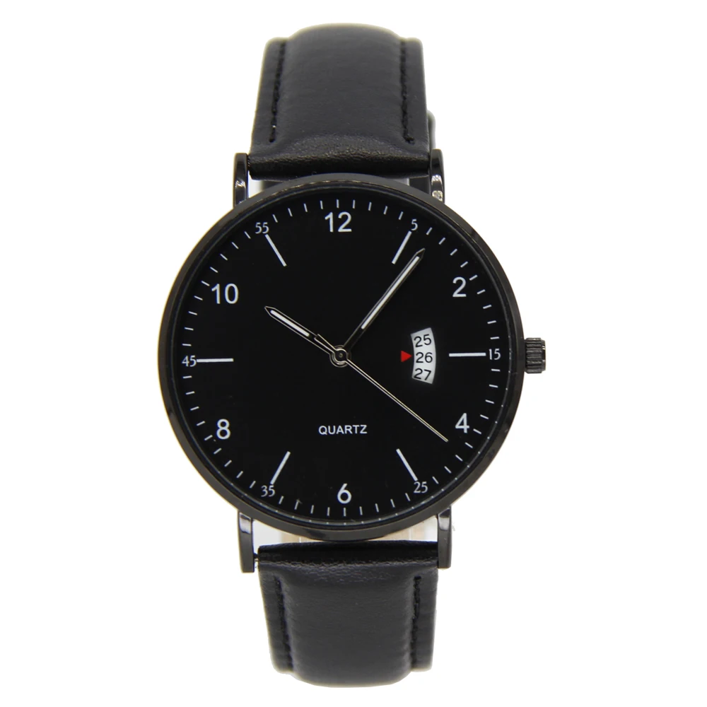 stainless steel back vogue wristwatches men watch with factory