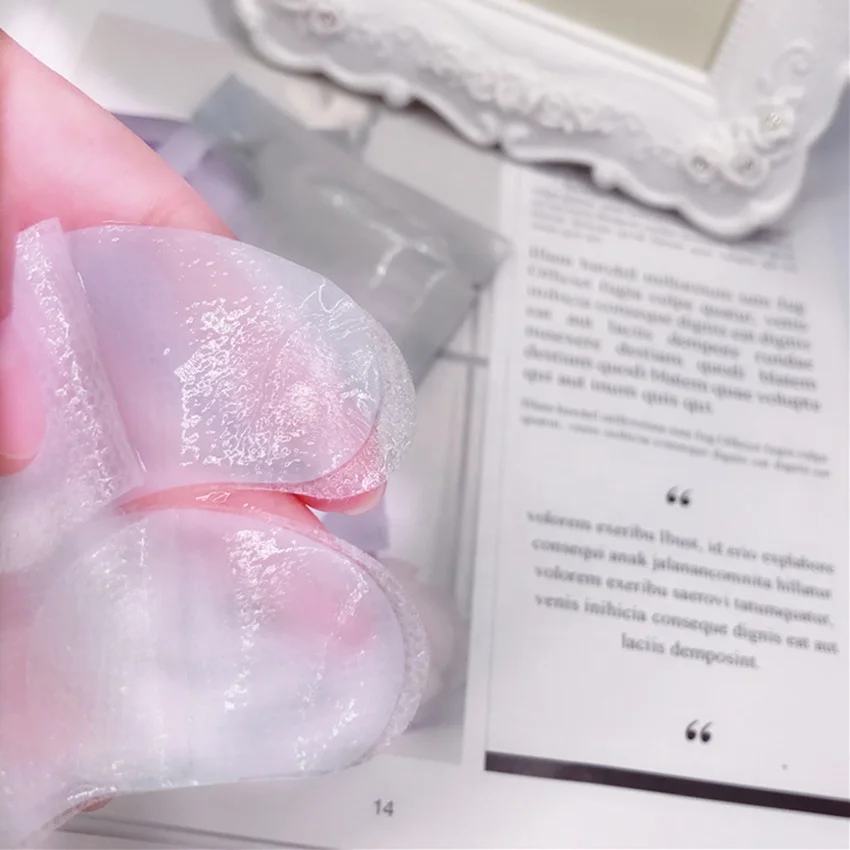 

Bio cellulose sheet eye mask with essence, White