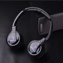 100% High quality Bingle B610W Computer tv earphone Multifunction Wireless Headset Headphone with FM Radio for PC TV Audio