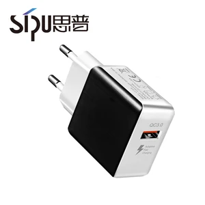 SIPU QC 3.0 Quick Charger Adapter For Phone Xiaomi Samsung EU US UK Plug USB Wall Charger