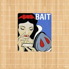 Snow white Spoof posters Notebook/refrigerator/skateboard/trolley case/backpack/Tables/book sticker PVC sticker