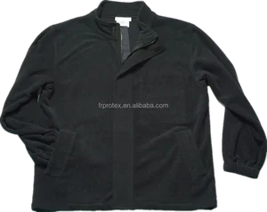 Modacrylic Cotton Anti-static Work Wear Uniform FR Safety Double Side Brushed Fleece Jacket Modacrylic Cotton Anti-static Work Wear Uniform FR Safety Double Side Brushed Fleece Jacket