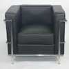 Replica living room sofa Le Corbusier sofa LC2 leather sofa
