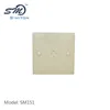 RJ45& RJ11 Faceplate, 1 Port Modular Keystone Jack Face Plate