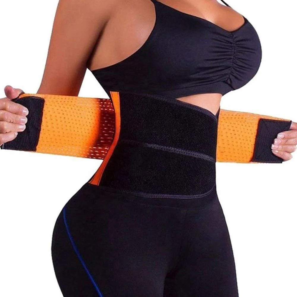 Adjustable Waist Trimmer Slimming Belt Weight Loss Wrap Sweat Workout waist training