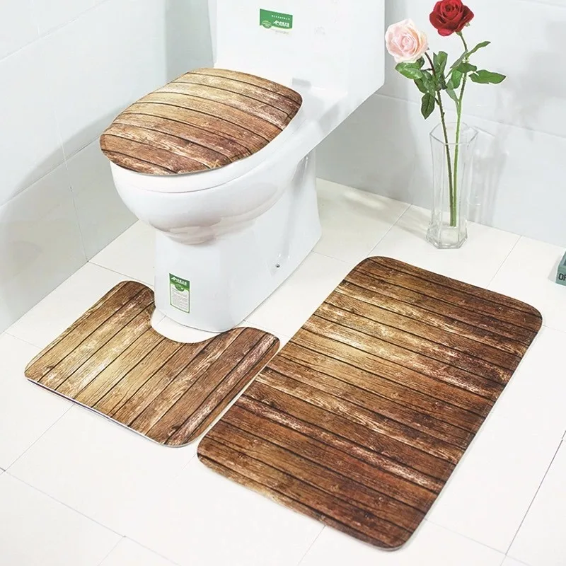 Wholesale Various Color Good Quality Most Popular Wc Toilet Mat Bath