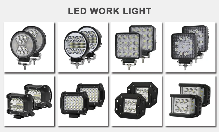 4 inch round high quality 27w led work light spot flood beam