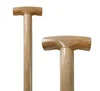 T or Y shape wooden handle wooden pole wooden shovel handle