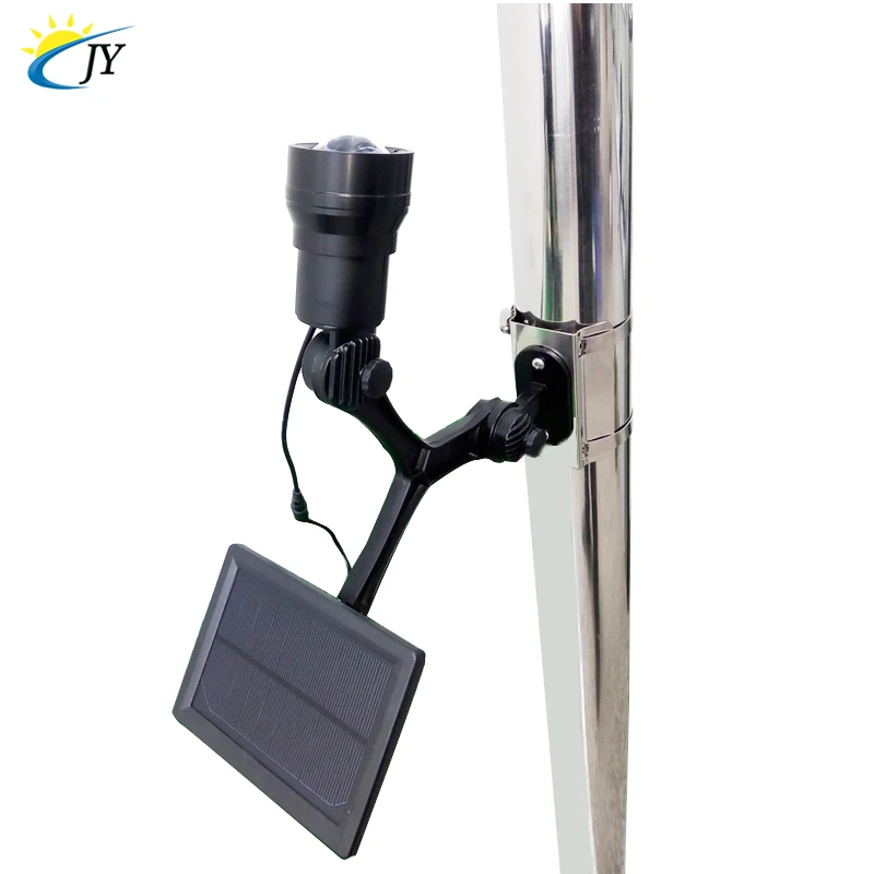 High End Garden Spotlight Commercial Solar Flagpole light with best price