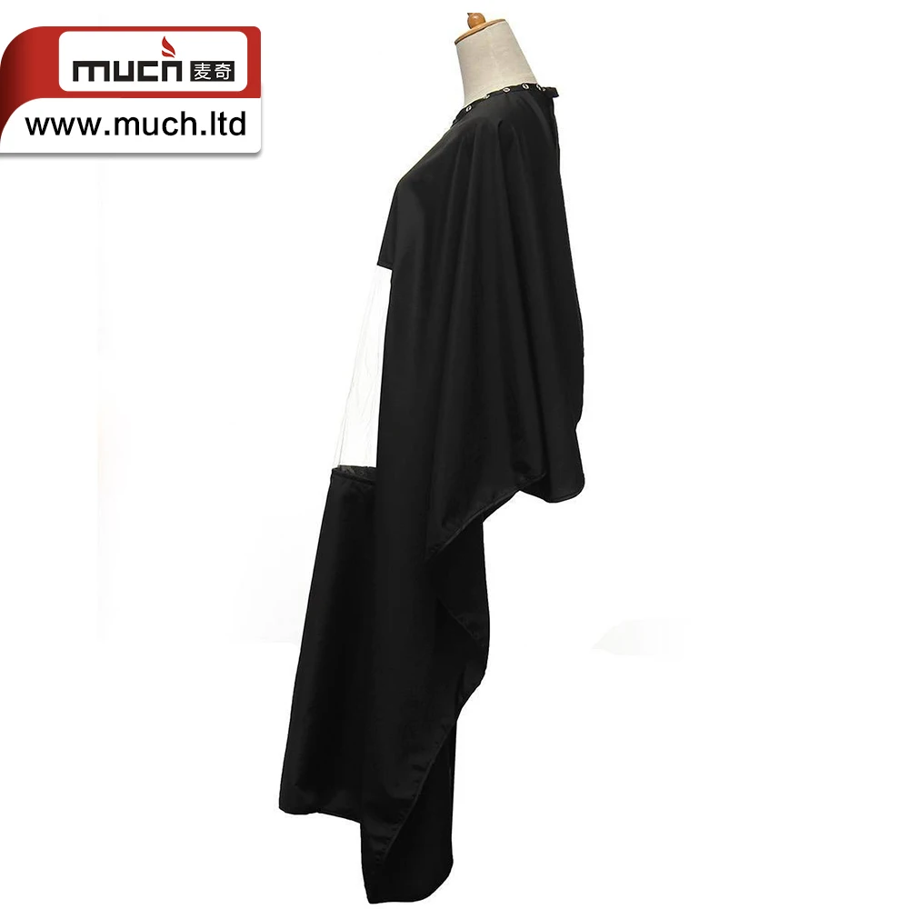 
2017 New high quality cheap clear window barber capes and smocks 