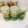 spring style scented wax led flameless candle spring graved led flicking candle real wax led candle for spring