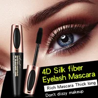 

Macfee Fashion Makeup Extension Eye lash Black Waterproof Volumizing 4D Silk Fiber EyeLash Mascara