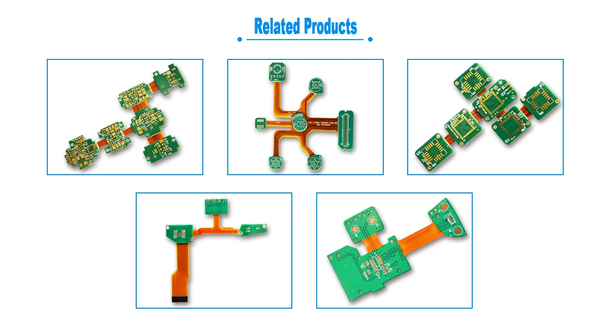 FR4 Rigid - flex PCB Printed Circuit Board FPC Co<em></em>nnector Assembly