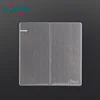 Low Price 2 Gang Intermediate control 16a 250v stainless PC electrical wall light switch