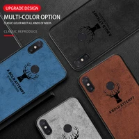 

Simple Fabric Cloth Deer Case For Xiaomi Mi 9 se Back Cover Soft Silicone Case For Xiomi 9 9se mi8 mi9 mi9se Redmi Note 7 note7