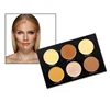 Cosmetics private label low moq face shadow and bronzing makeup for all skin types color switch brush cleaner foundation palette