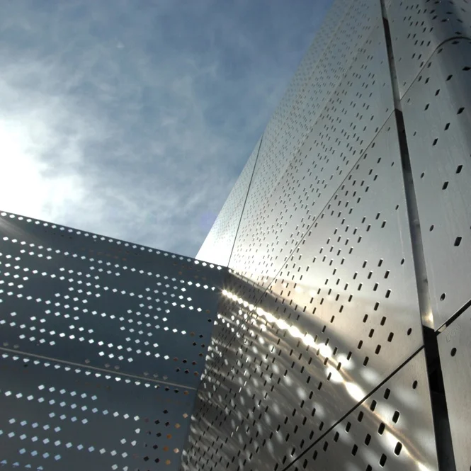 Customized Hole Perforated Aluminum Sheet For Cladding