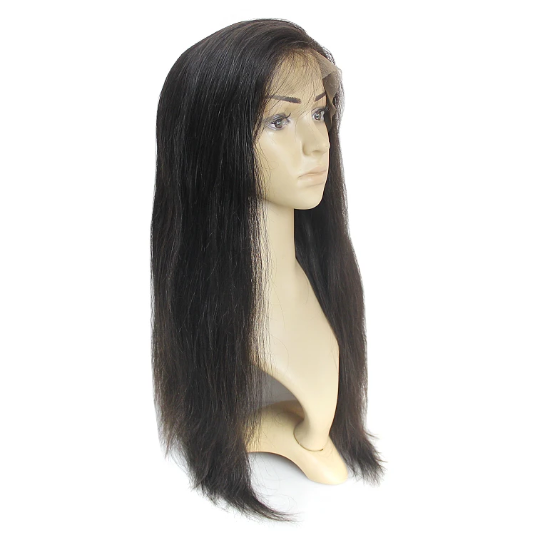 

Wholesale Customize Acceptable Lace Wigs 4*4 Sew In With Lace Straight Hair Closure 10A Grade Brazilian Virgin Hair Human, Natural color 1b-#2