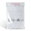 custom logo design white mailer envelope compostable corn starch packaging shipping bags for post