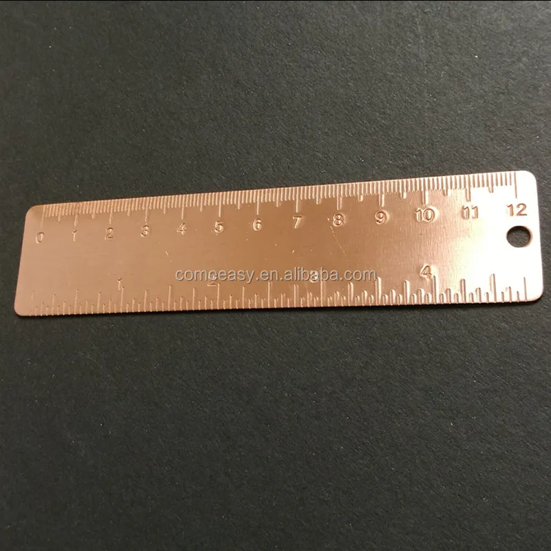 

12CM copper straight ruler Office & School Supplies Educational Supplies Drafting Supplies