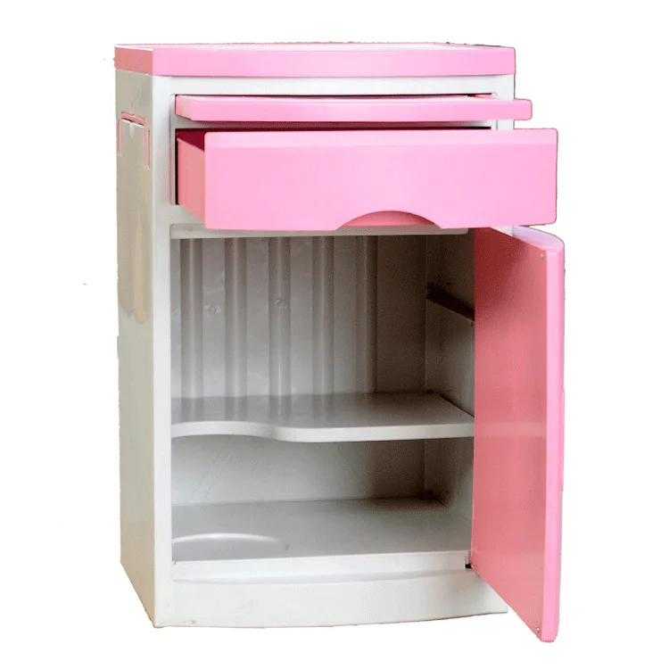 Metal Hospital Patient Side Table And Lockers Standing Abs