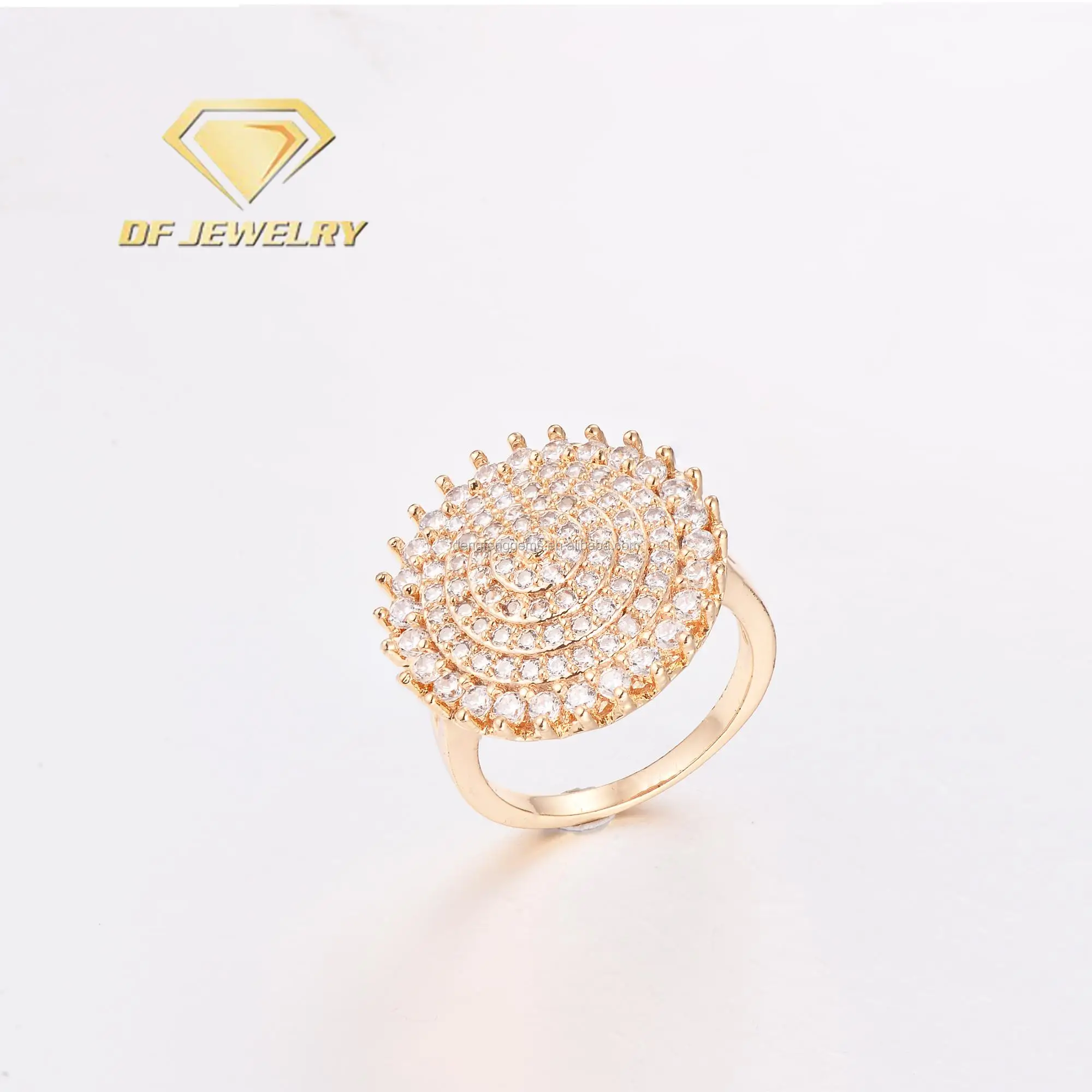 Round Sterling Silver Gold Silicone Wedding Ring CR1707465