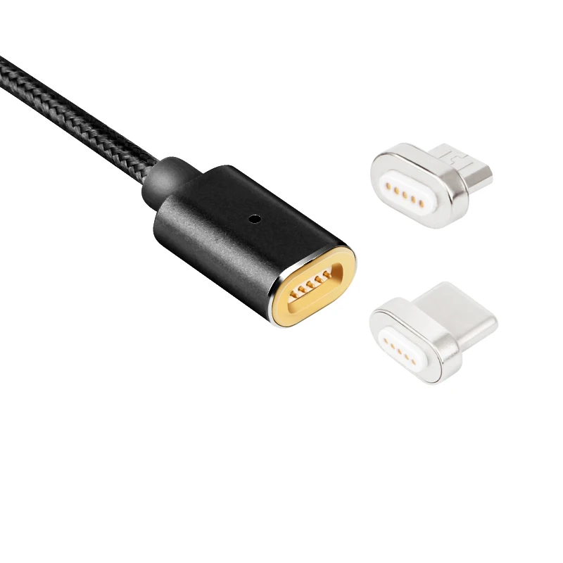 

TDE 2.4A Fast Magnetic Usb Charging Data Sync Cord Cable Android/8Pin/USB-C LED USB Cable, Can be customized