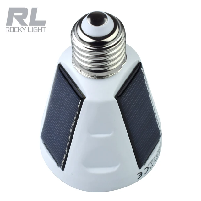 Rocky light LED Bulb - Flyhoom SolarLightBulb 002 Portable Solar Lamp for Camping, Hiking, Emergency, Hurricanes, Power Outage,