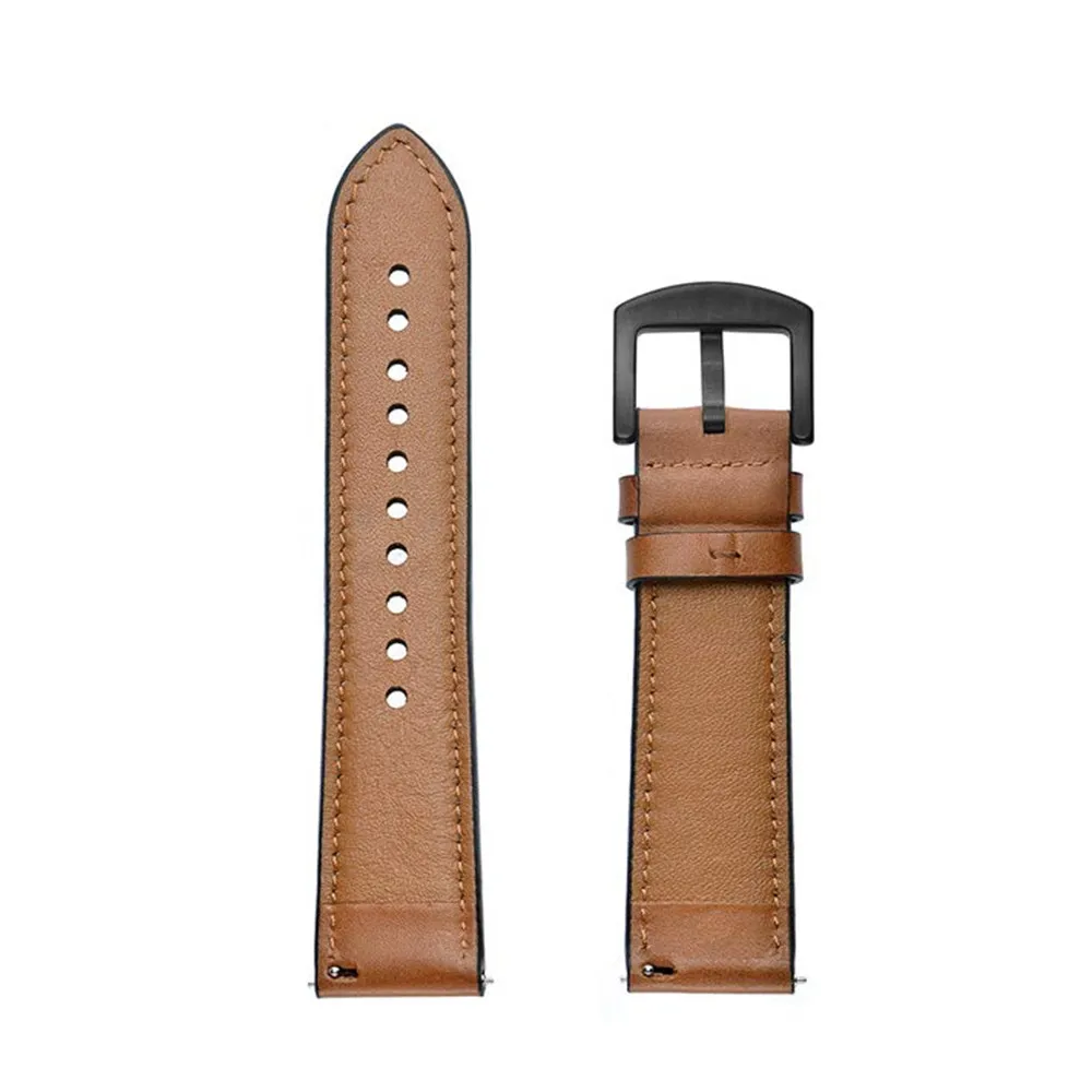 Quick Release Luxury Leather Watch Band Man Wrist Strap For Samsung ...