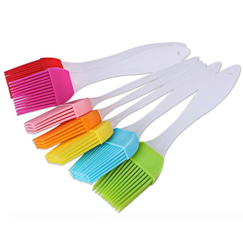 

Heat Resistant Silicone BBQ Grill Barbecue Baking Kitchen Cooking Spread Oil Butter Sauce Marinades Pastry Basting Brush, Custom