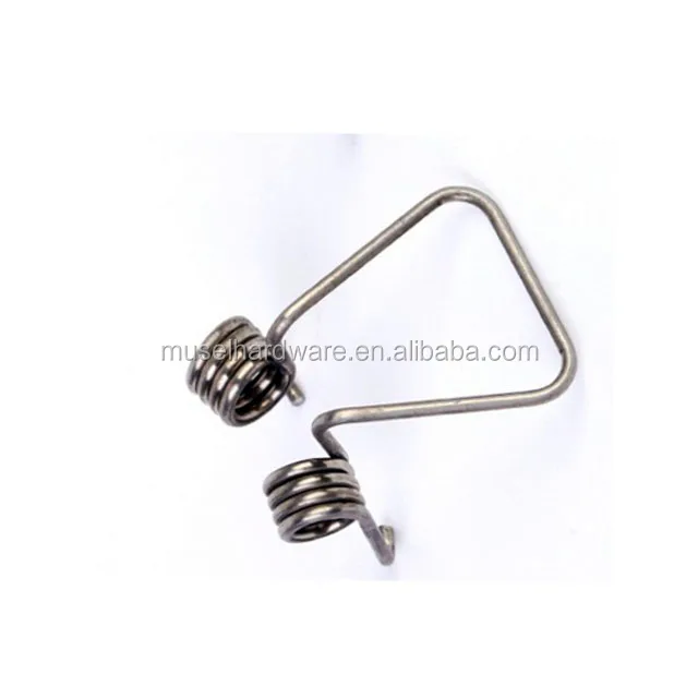 High Quality Stainless Steel Small Double Wheel Torsion Coil Spring, Tempered Steel Adjustable Tension Spring