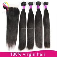 

Feibin virgin hair bundles wholesale price large stock brazilian straight human hair extension