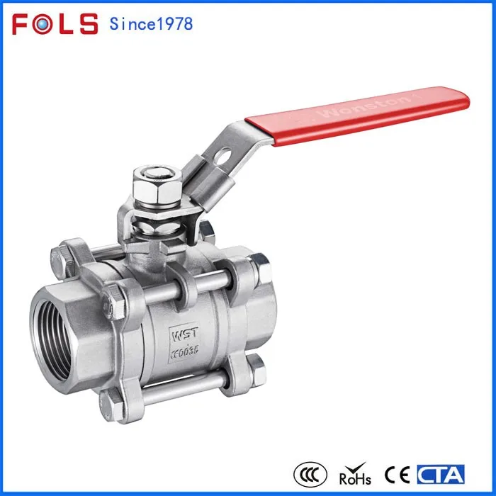 Manual Stainless Steel Ss316 3 Pcs Welded Ball Valve - Buy Welded Ball ...