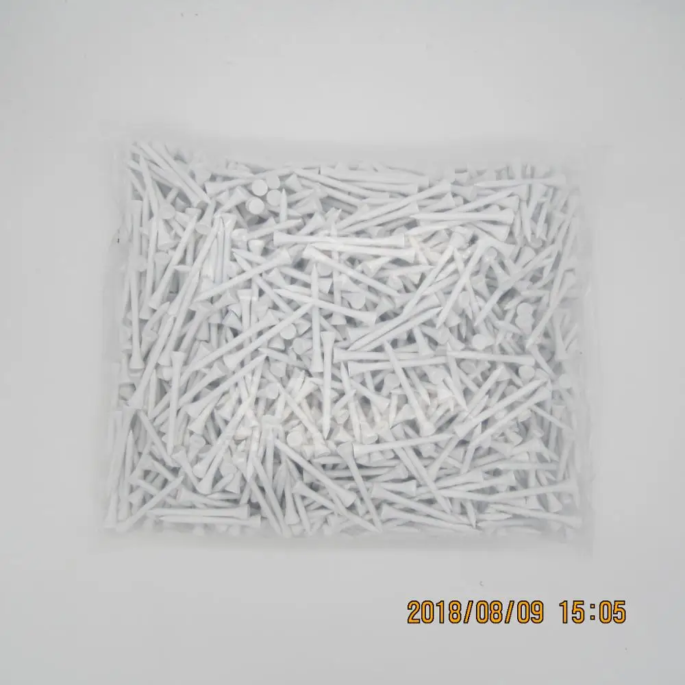 

Brand new pack of 1000 wooden Golf Tees, Can make any color