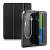 Flip Leather Case For iPad 9.7 2017 2018 Air 2 Pro 9.7 Smart Wake Up Sleep Cover For Apple Pencil Case Holder Card Box