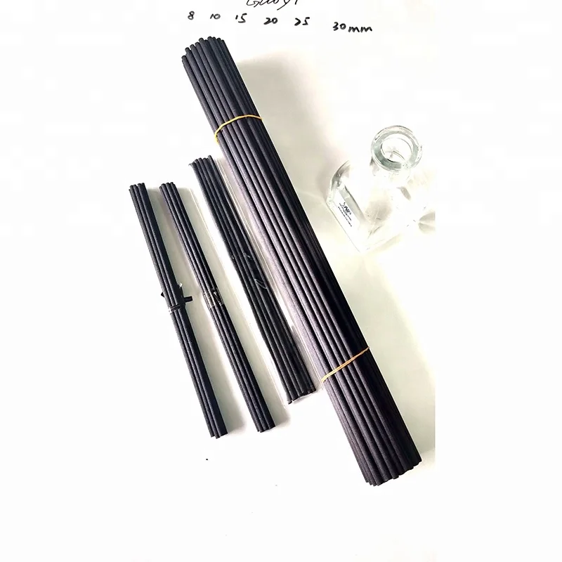 

free shipping 10000pcs 3mmx20cm black fiber reed diffuser stick, White