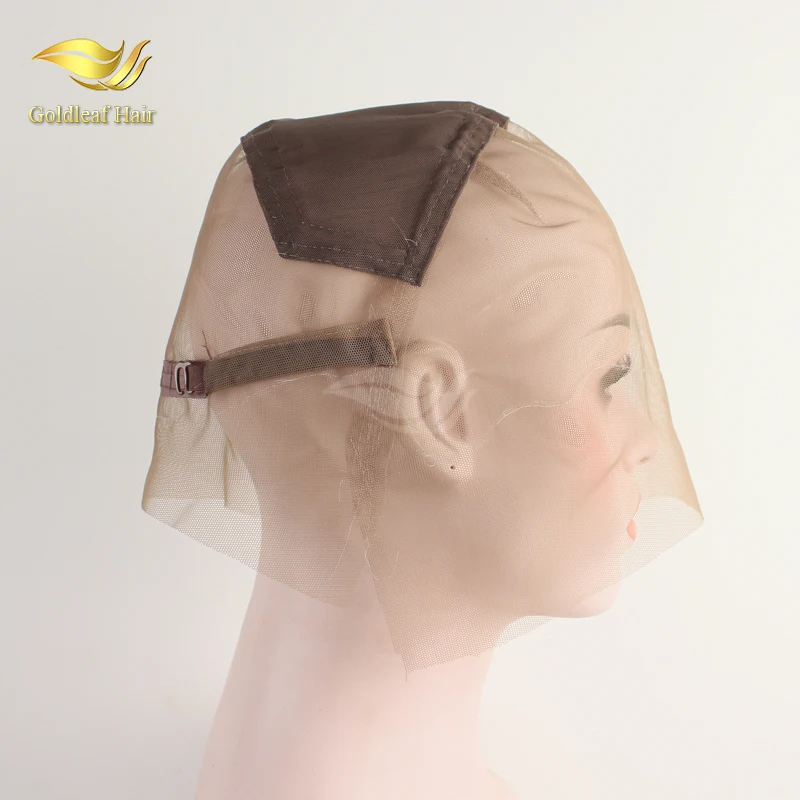 Wholesale Light Brown/medium Brown/dark Brown Full Lace Wig Caps With