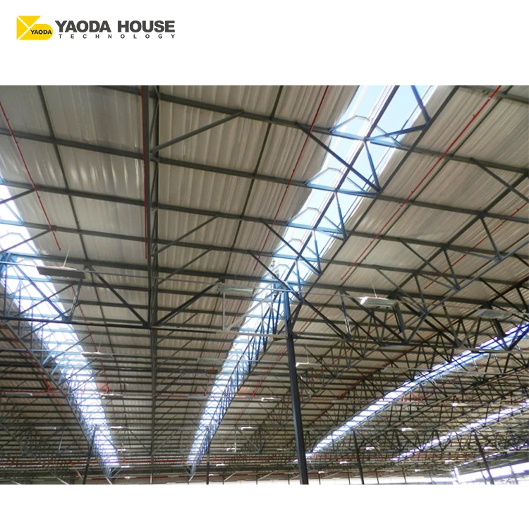 Inexpensive big size house prefab prefabricated container storage warehouse in Rwanda